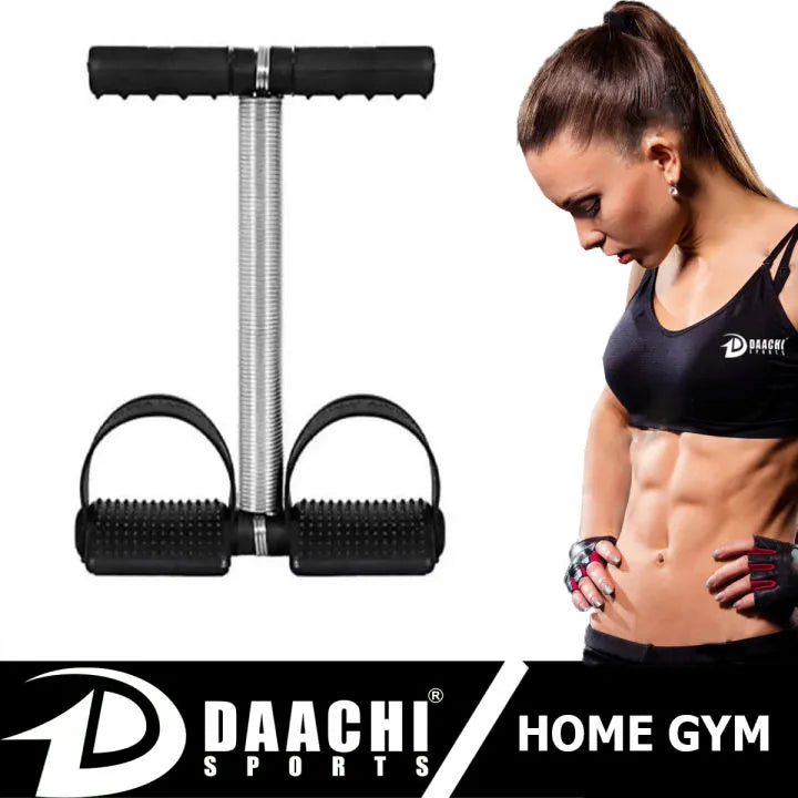 Tummy Trimmer for Men & Women | Belly Fat Burner & Body Shaper | Home Gym Workout Equipment | Single & Double Spring Ab Exerciser | Weight Loss & Arm Muscle Builder