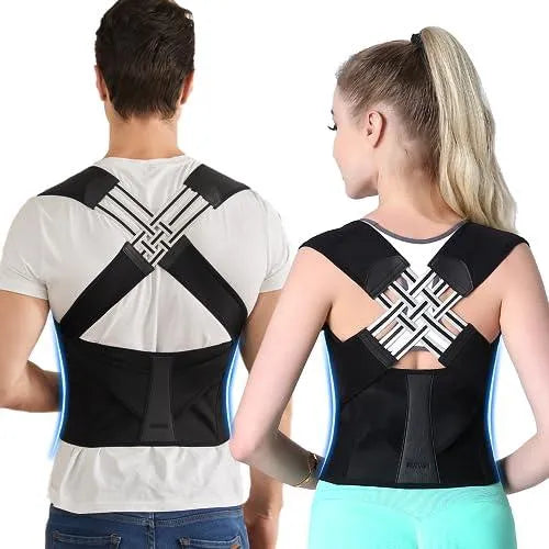 X Posture Corrector Belt for Men & Women | FlexFit Back Support Brace | Lumbar & Spine Alignment Belt | Lower Back Pain Relief & Posture Trainer