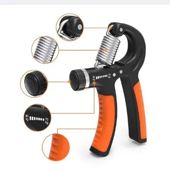 Adjustable Spring Hand Gripper | Heavy Grip Wrist Strengthener | Hand Grip Trainer for Strength Training & Forearm Workout