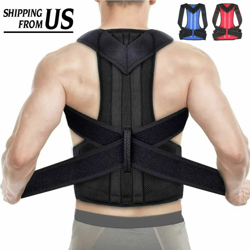 Iron Strip Posture Corrector Belt for Men & Women | Adjustable Back Support Belt | Shoulder & Spine Alignment Brace | Back Pain Relief Belt for Better Posture